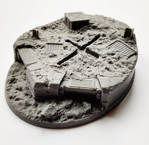 120mm Trench Warfare 'Flyer' Base 1