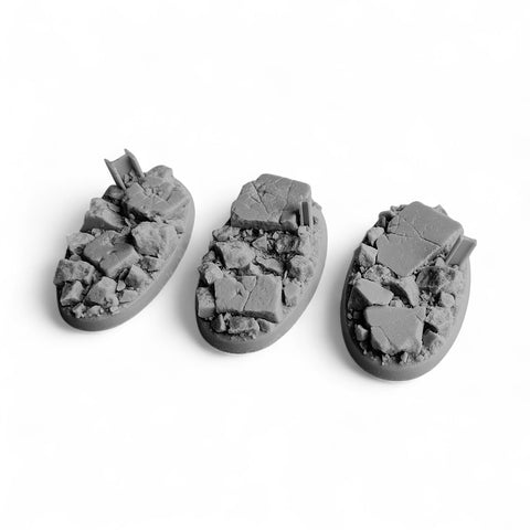 60x35mm Urban Rubble Bases (3)