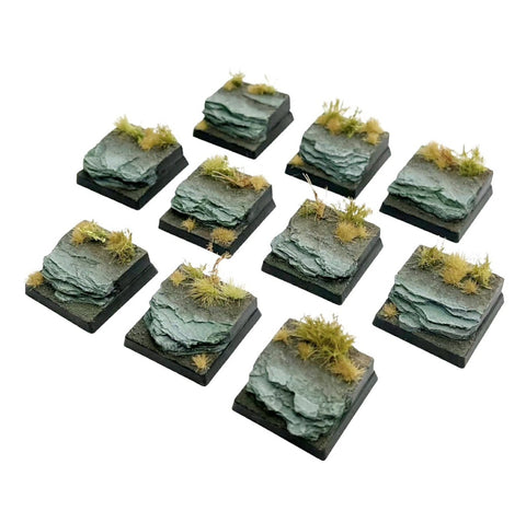 25mm Square Base Toppers (10)