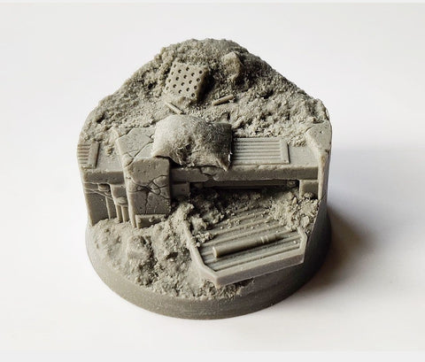 50mm Trench Warfare Character Base 1