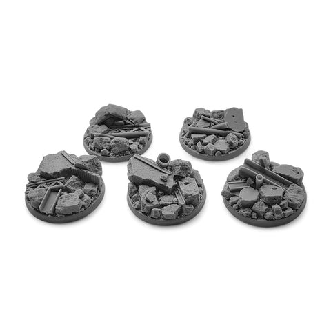 50mm Urban Rubble Bases (5)