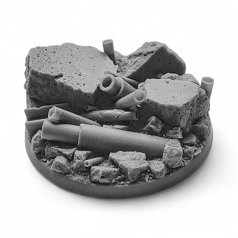 60mm Urban Rubble Base 3
