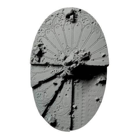 150mm Oval Sacred Ruins Base 2