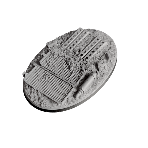 105mm Oval Trench Warfare Base 1