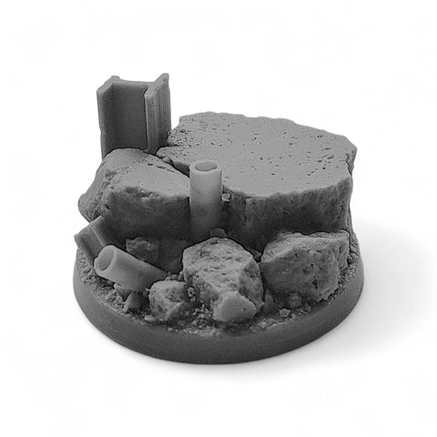 Urban Rubble 40mm Character Base 2