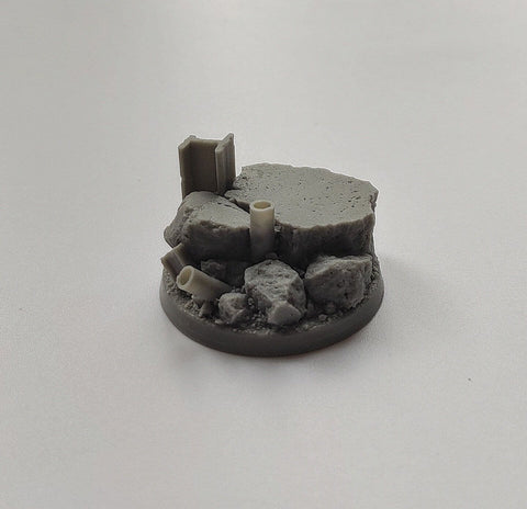 Urban Rubble 40mm Character Base 2