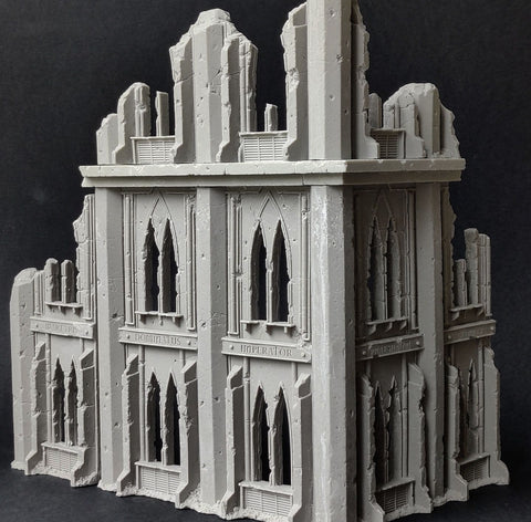 Large Gothic Ruin 1 w/Extension 2  - Made to order