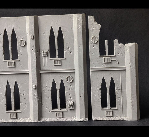 Large Gothic Ruin 1 w/Extension 2 - Made to order