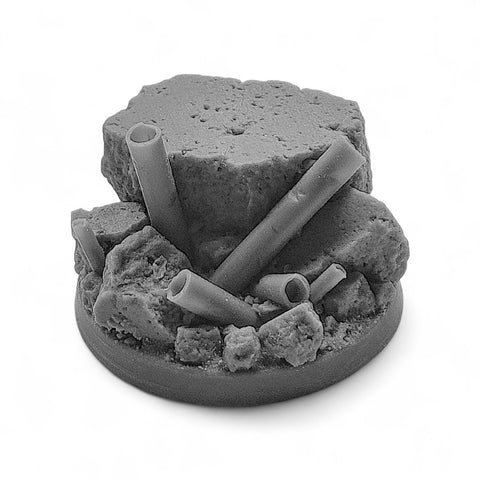 Urban Rubble 40mm Character Base 1
