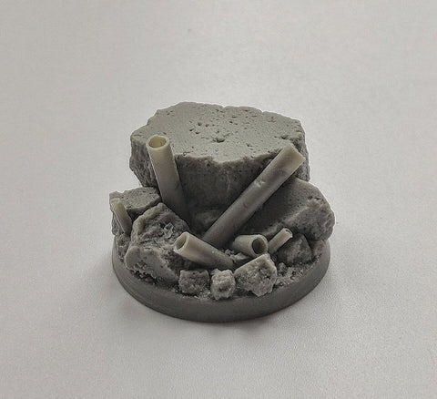 Urban Rubble 40mm Character Base 1