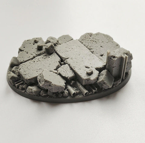 Rubble Base realistic detailed resin bases unreal wargaming studios warhammer ...