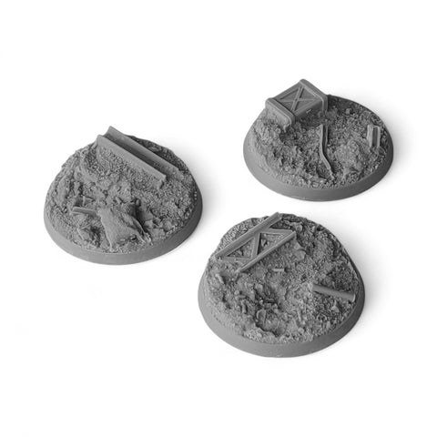 50mm Trench Warfare  Bases (3)