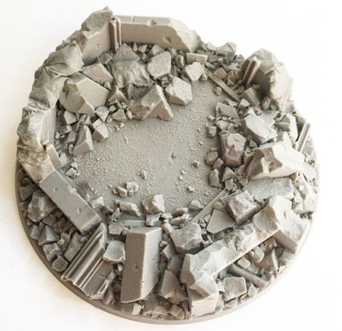 Rubble Base realistic detailed resin bases unreal wargaming studios warhammer ...