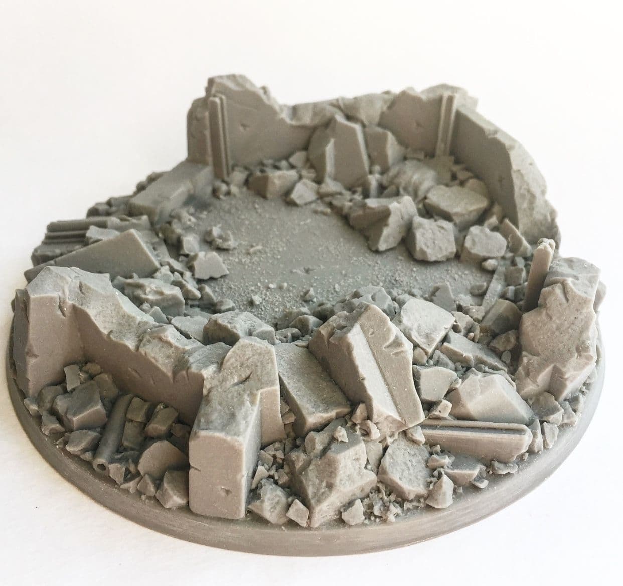 Rubble Base realistic detailed resin bases unreal wargaming studios warhammer ...