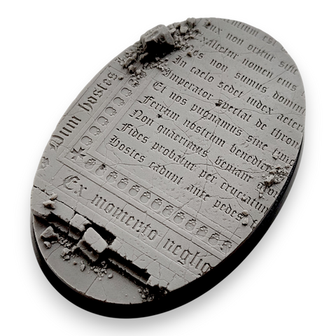 105mm Oval Sacred Ruins Base 1