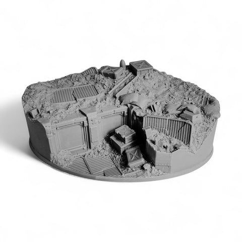 170mm Trench Warfare  Display Base (Made to Order)