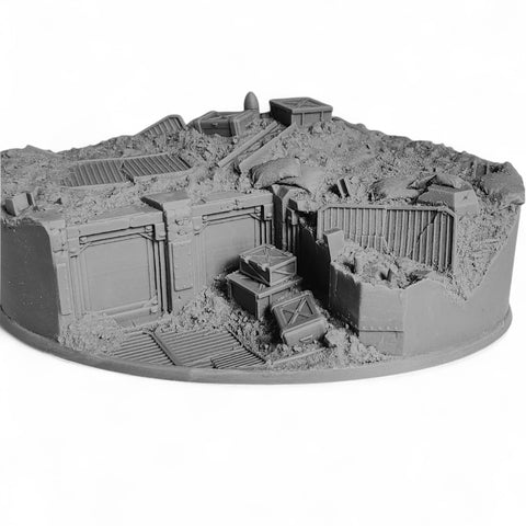 170mm Trench Warfare  Display Base (Made to Order)
