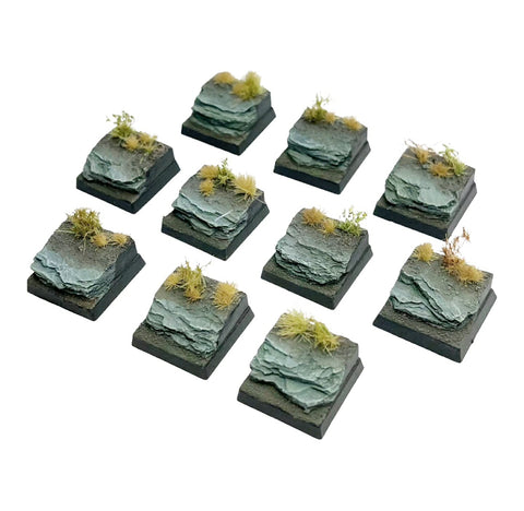 20mm Square Base Toppers (10)