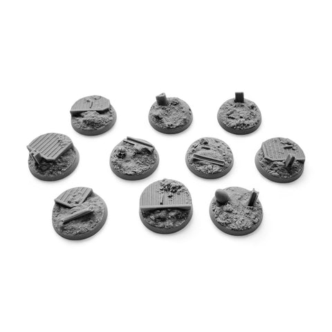 25mm Trench Warfare  Bases (10)