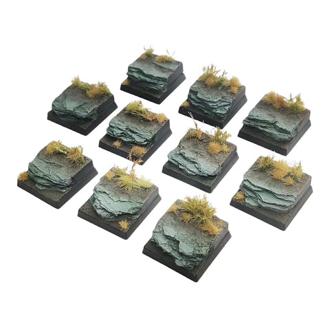25mm Square Base Toppers (10)