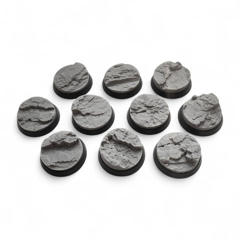 28mm Rocky Landscape bases (10) (Pre-Order)