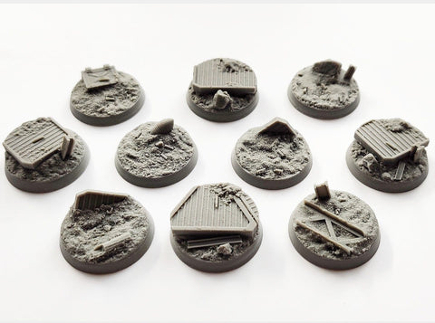 32mm Trench Warfare  Bases (10)