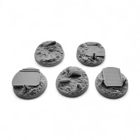 40mm Trench Warfare Bases Set 1 (5)