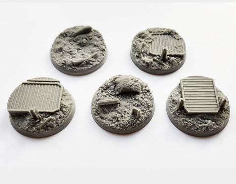 40mm Trench Warfare Bases Set 1 (5)