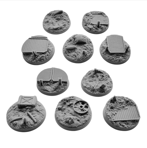 40mm Trench Warfare Bases (5)