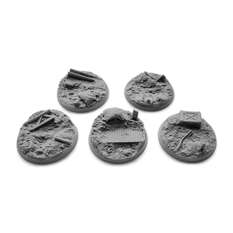 50mm Trench Warfare  Bases (3)