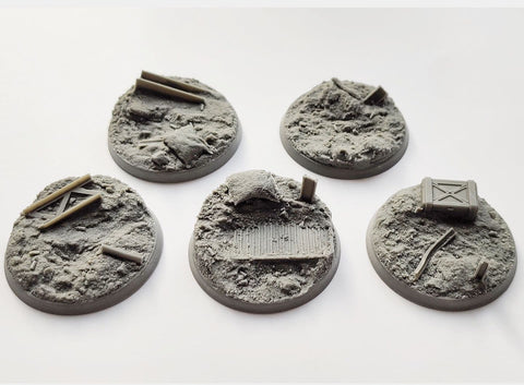 50mm Trench Warfare  Bases (3)
