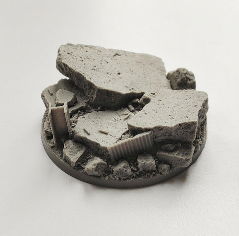 Rubble Base realistic detailed resin bases unreal wargaming studios warhammer ...