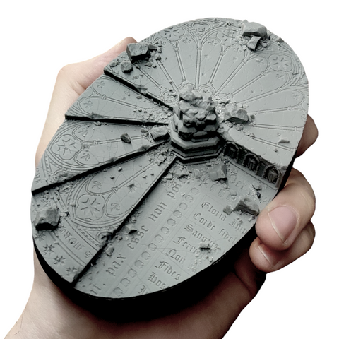 150mm Oval Sacred Ruins Base 2