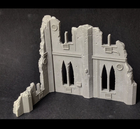 Large Gothic Ruin 1 w/Extension 1- Made to order