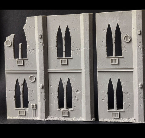 Large Gothic Ruin 1 w/Extension 2  - Made to order